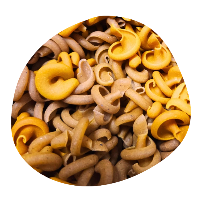 Toupies au curcuma et au poivre